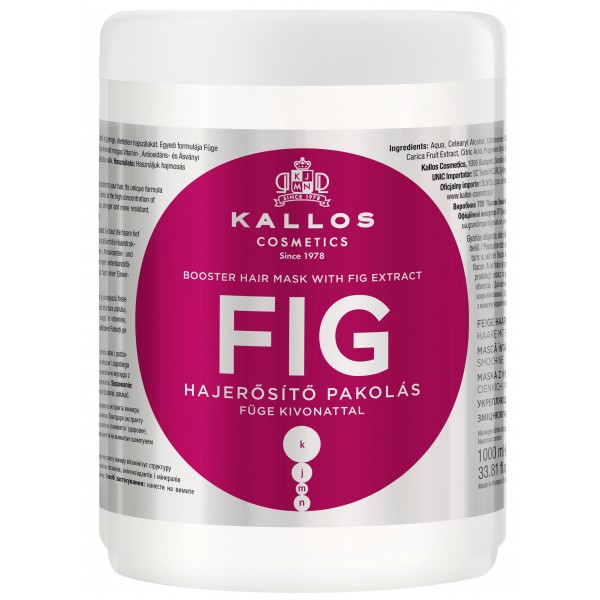 Fig Booster Hair Mask With Fig Extract maska z wyci±giem z fig do w³osów cienkich i pozbawionych blasku 1000ml