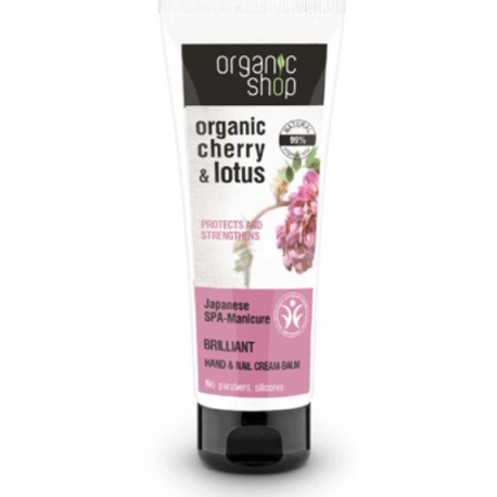 Organic Cherry & Lotus kremowy balsam do r±k i paznokci 75ml