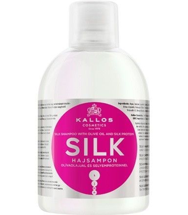 Silk Shampoo With Olive Oil And Silk Protein jedwabny szampon do w³osów z proteinami oliwy z oliwek i jedwabiu 1000ml