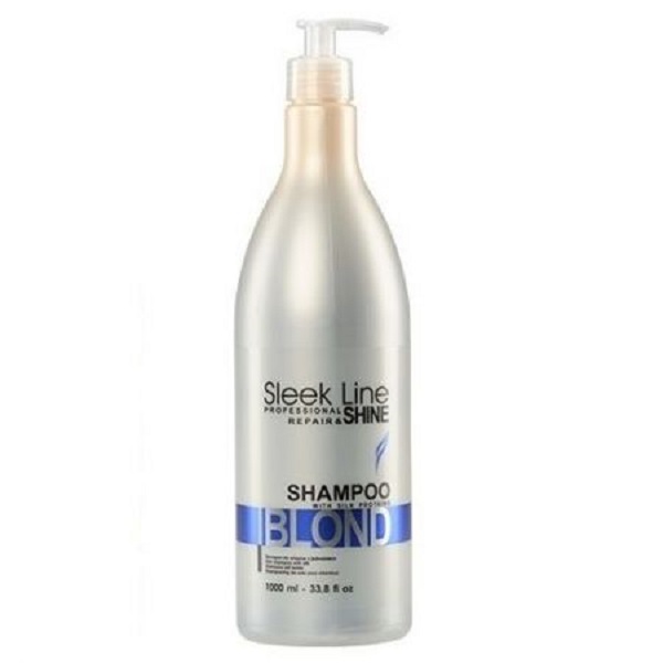 Sleek Line Blond Shampoo szampon do w³osów blond zapewniaj±cy platynowy odcieñ 1000ml
