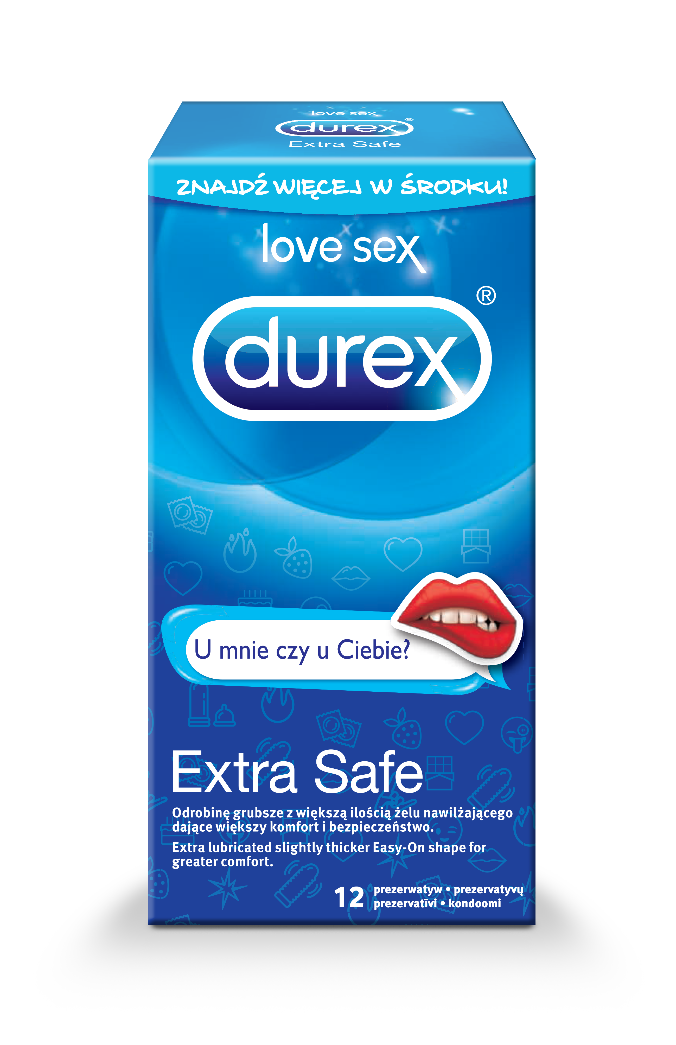 Extra Safe Emoji prezerwatywy 12szt