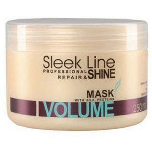 Sleek Line Repair Volume Mask maska do w³osów z jedwabiem zwiêkszaj±ca objêto¶æ 250ml