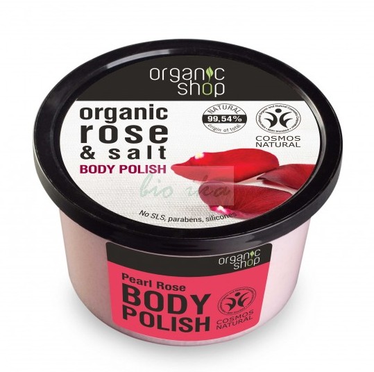 Organic Rose & Salt Body Polish pasta do cia³a na bazie ekstraktu z ró¿y i naturalnej soli 250ml
