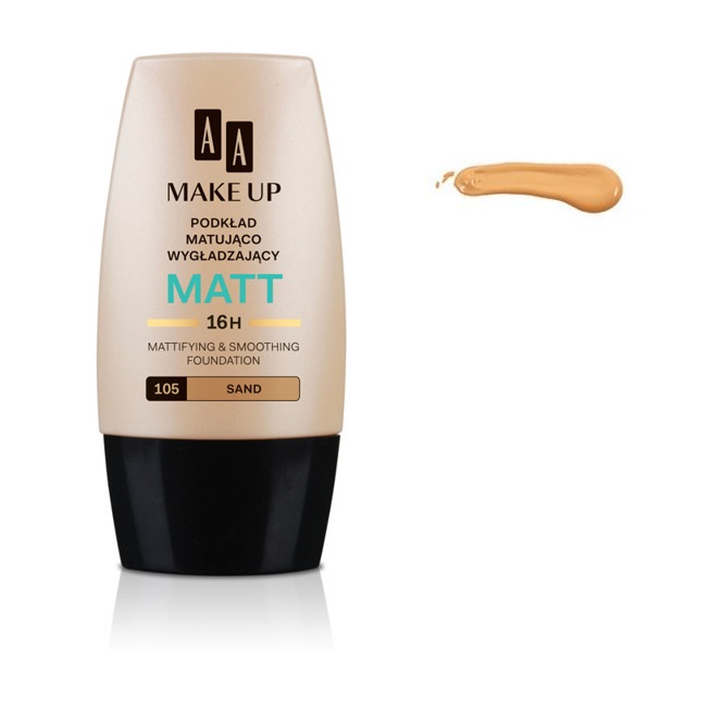  Make Up Matt Foundation podkad matujco wygadzajcy 105 Sand 30ml