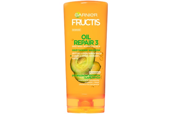 Fructis Oil Repair 3 od¿ywka wzmacniaj±ca do w³osów suchych i ³amliwych 200 ml