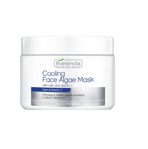 Cooling Face Algae Mask With Rutin & Vitamin C ch³odz±ca maska algowa do twarzy z Rutyn± i Witamin± C s³oik 190g