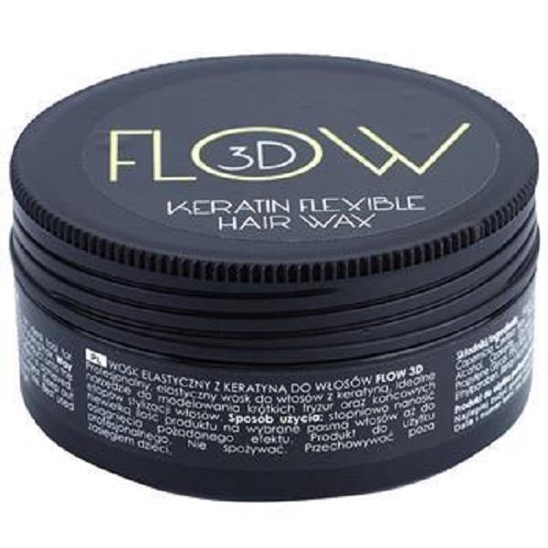 Flow 3D Keratin Flexible Hair Wax elastyczny wosk do w³osów z keratyn± 100g