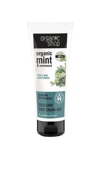 Organic Mint & Wormwood Cold Care Foot Cream-Gel kremowy ¿el do stóp 75ml