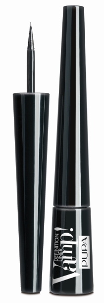 Pupa Vamp Definition Liner eyeliner w pdzelku 100 Black 2,5ml