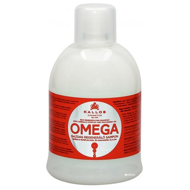 Omega Rich Regenerating Shampoo With Omega-6 Complex And Macadamia Oil regeneruj±cy szampon z kompleksem omega-6 i olejem makadamia 1000ml