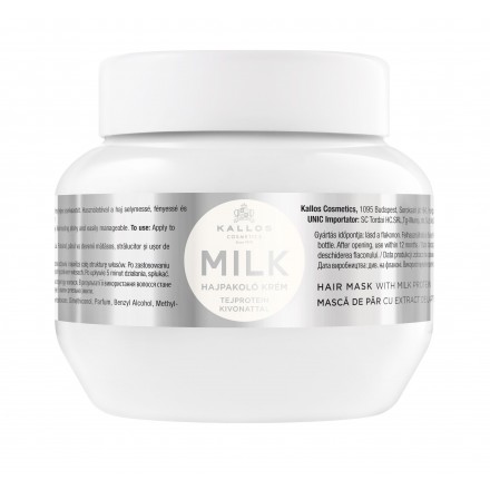 Milk Hair Mask With Milk Protein maska z wyci±giem proteiny mlecznej do w³osów suchych i zniszczonych 275ml