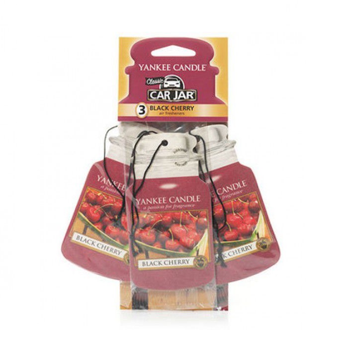 Car Jar Bonus Pack zestaw zapachów samochodowych Black Cherry 3sztuki