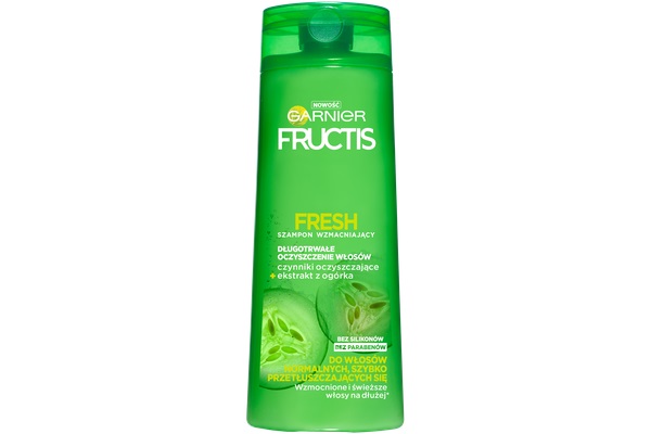 Fructis Fresh szampon wzmacniaj±cy do w³osów normalnych, szybko przet³uszczaj±cych siê 400 ml