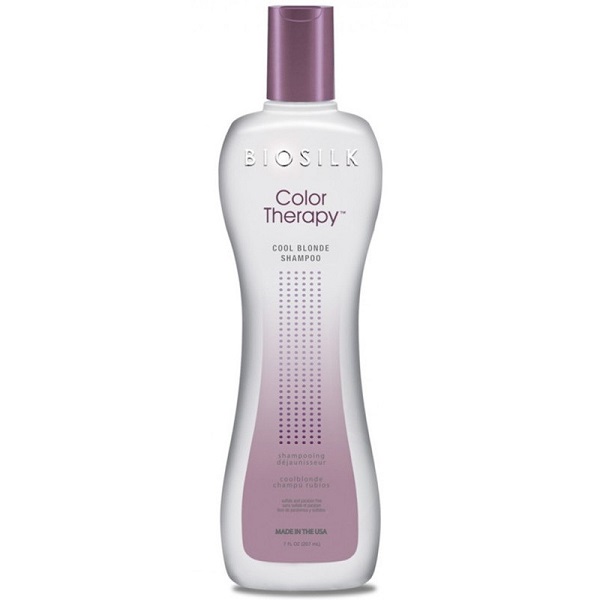BioSilk Color Therapy Cool Blonde Shampoo szampon do wosw rozjanianych i z pasemkami nadajcy chodny odcie 355ml