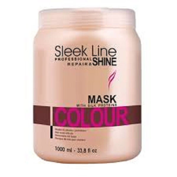 Sleek Line Colour Mask maska z jedwabiem do w³osów farbowanych 1000ml