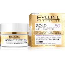 Gold Lift Expert 50+ luksusowy multi-od¿ywczy krem-serum z 24k z³otem dzieñ/noc 50ml